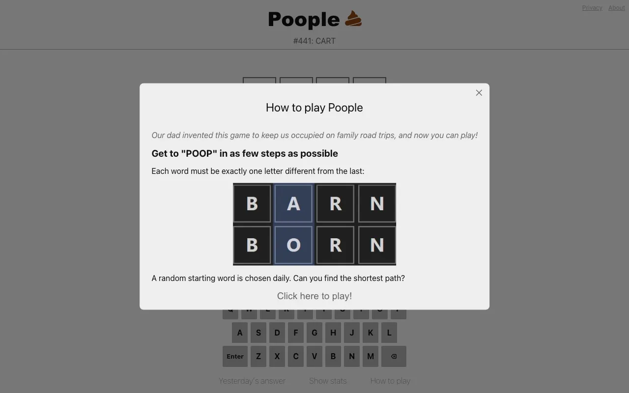 Poople official site screenshot